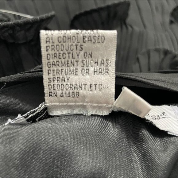 NEW Ieena for Mac Duggal Size 8 PLEATED TIERED RUFFLE MINI DRESS $338 - Picture 10 of 13